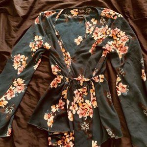 floral blouse